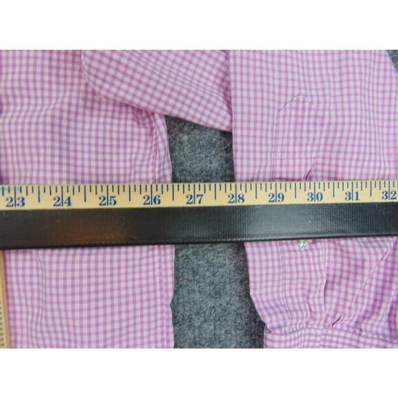 Nordstrom Signature Shirt Mens 17.5 Ping White Check - Picture 9 of 10